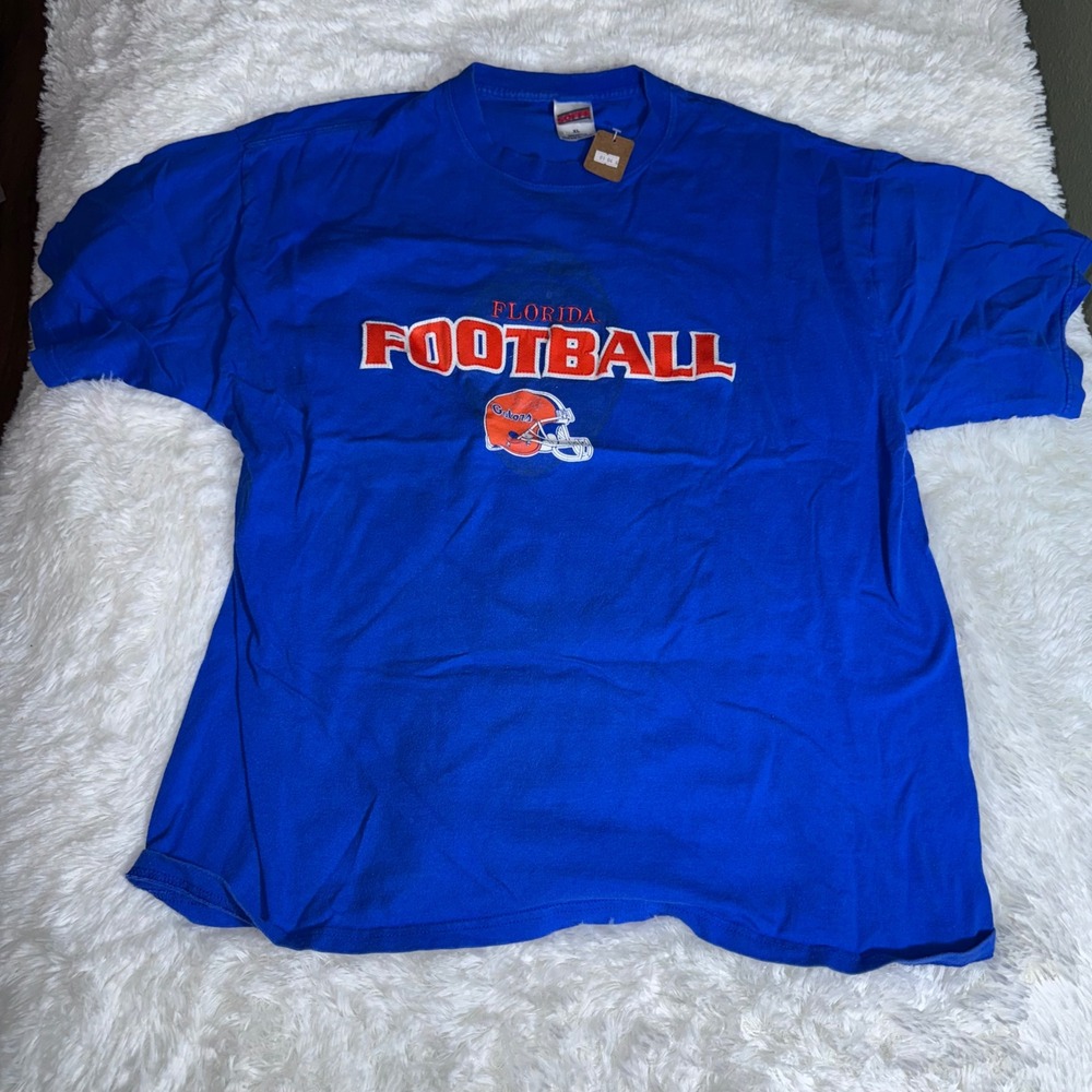 Soffe Florida Football Gators T Shirt Mens XL Blue Short Sleeve‎ NCAA vintage